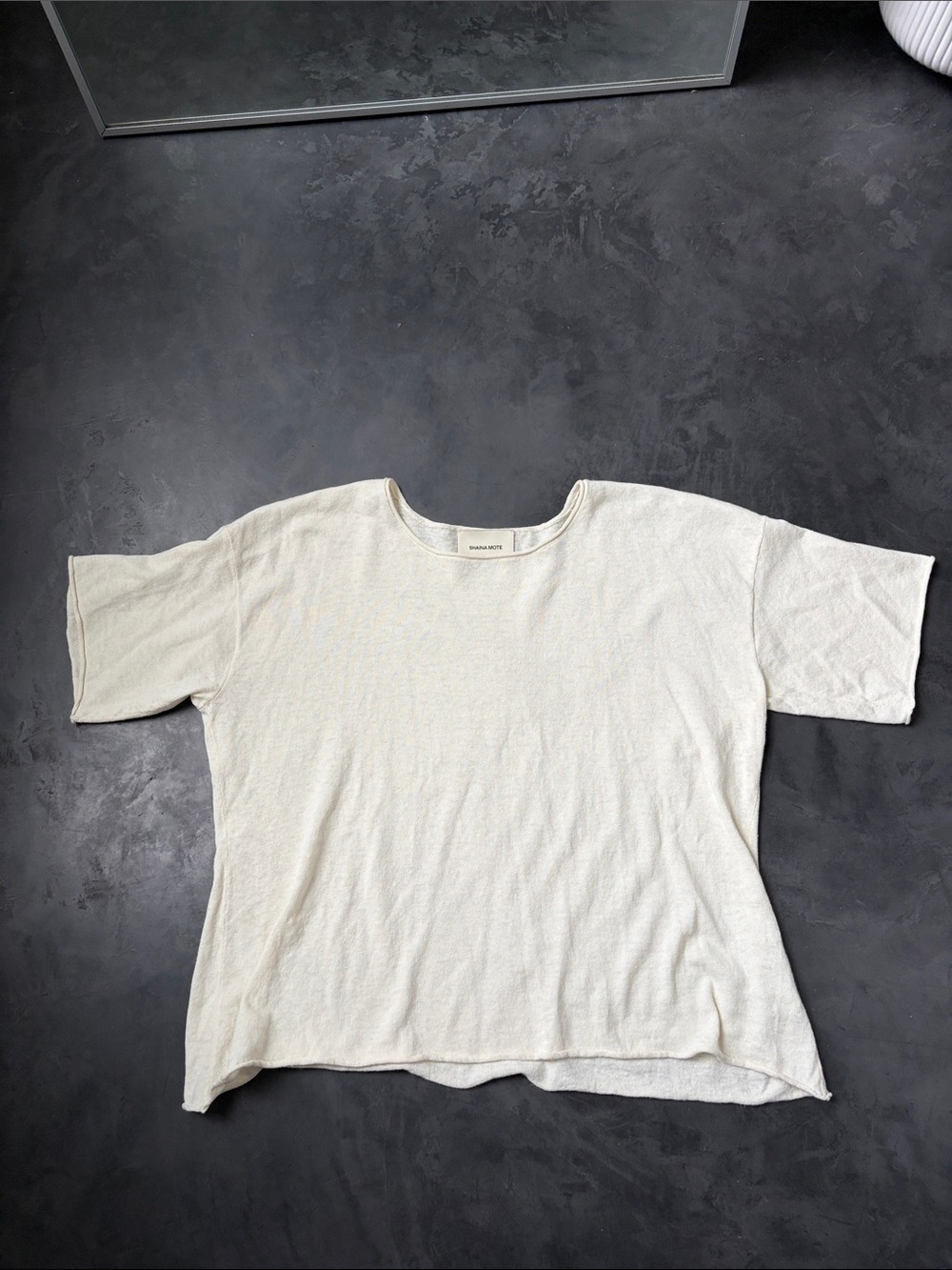 NWT Shaina Mote Cotton Linen Tee